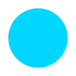 cyan circle